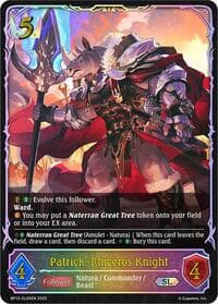 Patrick, Rhiceros Knight (SL) - BP12: Worldreaver’s Descent - Shadowverse: Evolve card