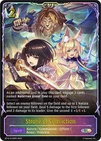 Stroke of Conviction (SL) - BP12: Worldreaver’s Descent - Shadowverse: Evolve card