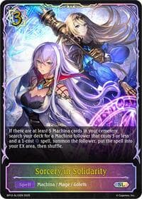 Sorcery in Solidarity (SL) - BP12: Worldreaver’s Descent - Shadowverse: Evolve card