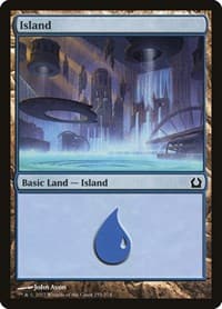 Island (255) - Return to Ravnica - Magic: The Gathering card