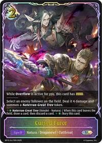 Cursed Furor (SL) - BP12: Worldreaver’s Descent - Shadowverse: Evolve card