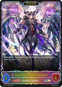 Neun, Daybreak Vampire (Evolved) (SL) - BP12: Worldreaver’s Descent - Shadowverse: Evolve card