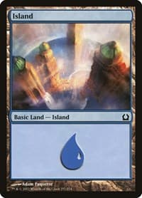 Island (257) - Return to Ravnica - Magic: The Gathering card