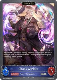 Chaos Wielder (Evolved) - P08 (Foil) - BP12: Worldreaver’s Descent - Shadowverse: Evolve card