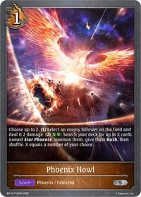 Phoenix Howl - P12 (Foil) - BP12: Worldreaver’s Descent - Shadowverse: Evolve card