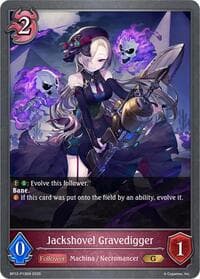 Jackshovel Gravedigger - P13 (Foil) - BP12: Worldreaver’s Descent - Shadowverse: Evolve card