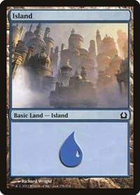 Island (258) - Return to Ravnica - Magic: The Gathering card