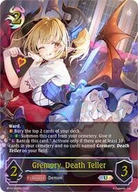 Gremory, Death Teller (U) - BP12: Worldreaver’s Descent - Shadowverse: Evolve card