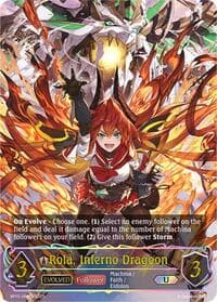 Rola, Inferno Dragoon (Evolved) (U) - BP12: Worldreaver’s Descent - Shadowverse: Evolve card