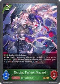 Nelcha, Fashion Hazard - BP13: Dominion of Darkness - Shadowverse: Evolve card