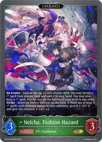 Nelcha, Fashion Hazard (Evolved) - BP13: Dominion of Darkness - Shadowverse: Evolve card