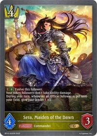 Sera, Maiden of the Dawn - BP13: Dominion of Darkness - Shadowverse: Evolve card