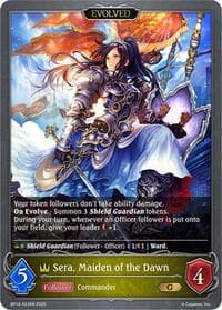 Sera, Maiden of the Dawn (Evolved) - BP13: Dominion of Darkness - Shadowverse: Evolve card