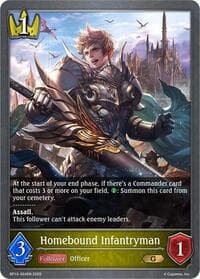 Homebound Infantryman - BP13: Dominion of Darkness - Shadowverse: Evolve card