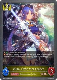 Mina, Levin Vice Leader - BP13: Dominion of Darkness - Shadowverse: Evolve card