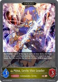 Mina, Levin Vice Leader (Evolved) - BP13: Dominion of Darkness - Shadowverse: Evolve card