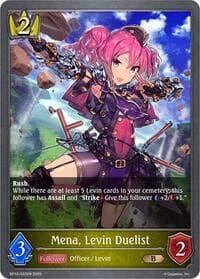 Mena, Levin Duelist - BP13: Dominion of Darkness - Shadowverse: Evolve card
