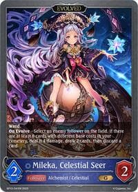 Mileka, Celestial Seer (Evolved) - BP13: Dominion of Darkness - Shadowverse: Evolve card