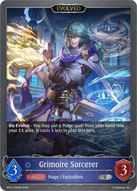 Grimoire Sorcerer (Evolved) - BP13: Dominion of Darkness - Shadowverse: Evolve card