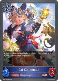Cat Summoner - BP13: Dominion of Darkness - Shadowverse: Evolve card