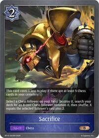 Sacrifice - BP13: Dominion of Darkness - Shadowverse: Evolve card