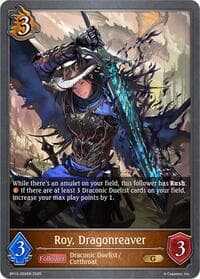 Roy, Dragonreaver - BP13: Dominion of Darkness - Shadowverse: Evolve card