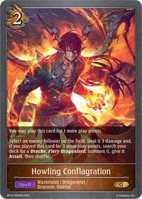 Howling Conflagration - BP13: Dominion of Darkness - Shadowverse: Evolve card