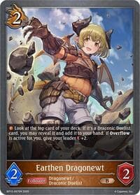 Earthen Dragonewt - BP13: Dominion of Darkness - Shadowverse: Evolve card