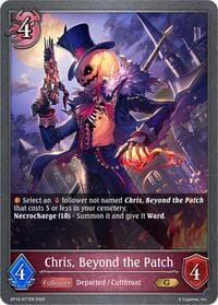 Chris, Beyond the Patch - BP13: Dominion of Darkness - Shadowverse: Evolve card
