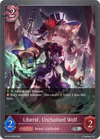 Liberte, Unchained Wolf - BP13: Dominion of Darkness - Shadowverse: Evolve card