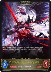 Jeanne, Despair's Maiden (Evolved) - BP13: Dominion of Darkness - Shadowverse: Evolve card