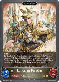 Lunerian Paladin (Evolved) - BP13: Dominion of Darkness - Shadowverse: Evolve card