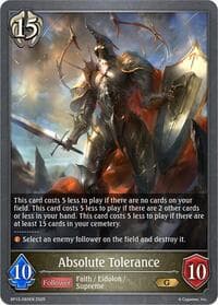 Absolute Tolerance - BP13: Dominion of Darkness - Shadowverse: Evolve card