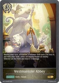 Westmuenster Abbey - BP13: Dominion of Darkness - Shadowverse: Evolve card