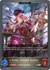 Pyne, Twisted Justice (Evolved) - BP13: Dominion of Darkness - Shadowverse: Evolve card