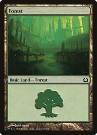 Forest (270) - Return to Ravnica - Magic: The Gathering card