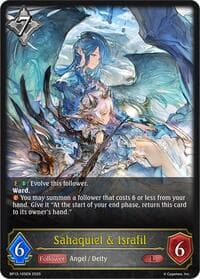 Sahaquiel & Israfil - BP13: Dominion of Darkness - Shadowverse: Evolve card