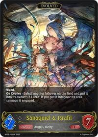Sahaquiel & Israfil (Evolved) - BP13: Dominion of Darkness - Shadowverse: Evolve card
