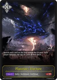 Planetary Fracture - BP13: Dominion of Darkness - Shadowverse: Evolve card
