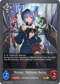 Miriam, Mutinous Being - BP13: Dominion of Darkness - Shadowverse: Evolve card