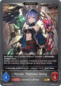 Miriam, Mutinous Being (Evolved) - BP13: Dominion of Darkness - Shadowverse: Evolve card