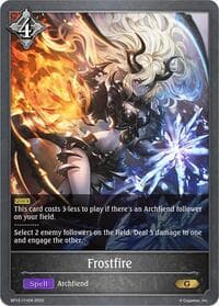 Frostfire - BP13: Dominion of Darkness - Shadowverse: Evolve card