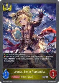 Lounes, Levin Apprentice - P06 (Foil) - BP13: Dominion of Darkness - Shadowverse: Evolve card
