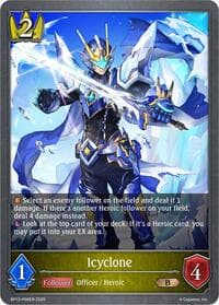 Icyclone - P08 (Foil) - BP13: Dominion of Darkness - Shadowverse: Evolve card
