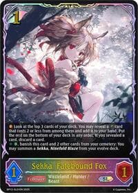 Sekka, Fatebound Fox (SL) - BP13: Dominion of Darkness - Shadowverse: Evolve card