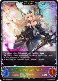 Aria, Miasma Fairy (Evolved) (SL) - BP13: Dominion of Darkness - Shadowverse: Evolve card