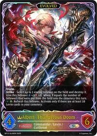 Albert, Thunderous Doom (Evolved) (SL) - BP13: Dominion of Darkness - Shadowverse: Evolve card