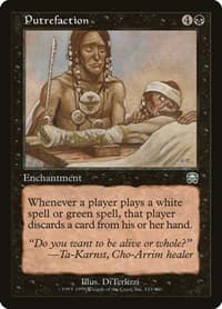 Putrefaction - Mercadian Masques - Magic: The Gathering card