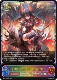 Forte, Sovereign Supreme (SL) - BP13: Dominion of Darkness - Shadowverse: Evolve card