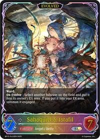 Sahaquiel & Israfil (Evolved) (SL) - BP13: Dominion of Darkness - Shadowverse: Evolve card
